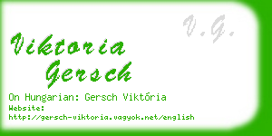 viktoria gersch business card